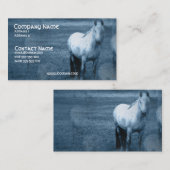 Visitekaartje voor paardeneenzaamheid (Voorkant / Achterkant)