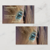 Visitekaartje voor paardenzicht (Voorkant / Achterkant)