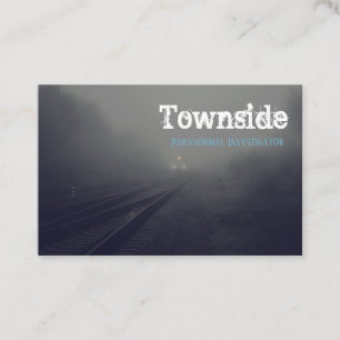 Visitekaartje voor paranormale trechterscène