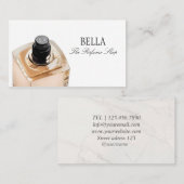 Visitekaartje voor parfumewinkelen (Voorkant / Achterkant)