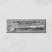 Visitekaartje voor particulier onderzoek (Voorkant)