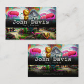 Visitekaartje voor partijplanner (Voorkant / Achterkant)