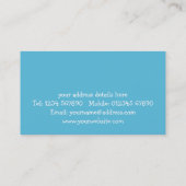 Visitekaartje voor partijplanner (Achterkant)