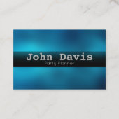 Visitekaartje voor partijplanner (Voorkant)