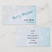 Visitekaartje voor partijplanner (Voorkant / Achterkant)