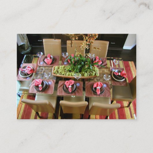 Visitekaartje voor partijplanner (Voorkant)