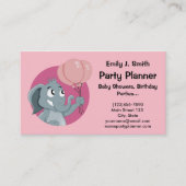 Visitekaartje voor partijplanner-cartoon (Voorkant)