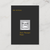 Visitekaartje voor partijservice (Achterkant)