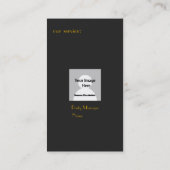 Visitekaartje voor partijservice (Achterkant)