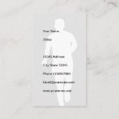 Visitekaartje voor persoonlijke geschiktheidscoach (Achterkant)