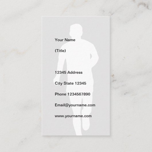 Visitekaartje voor persoonlijke geschiktheidscoach (Achterkant)