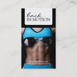 Visitekaartje voor persoonlijke trainers