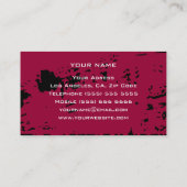 Visitekaartje voor persoonlijke trainers (Achterkant)