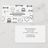 Visitekaartje voor persoonlijke trainers (Voorkant / Achterkant)