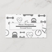 Visitekaartje voor persoonlijke trainers (Voorkant)