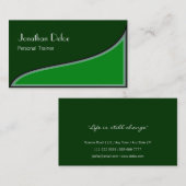 Visitekaartje voor persoonlijke trainers (Voorkant / Achterkant)