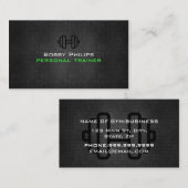 Visitekaartje voor persoonlijke trainers (Voorkant / Achterkant)