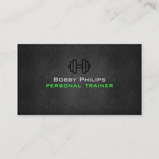Visitekaartje voor persoonlijke trainers (Voorkant)