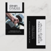 Visitekaartje voor persoonlijke trainers (Voorkant / Achterkant)