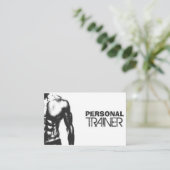 Visitekaartje voor persoonlijke trainers (Staand voorkant)