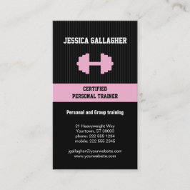 Visitekaartje voor persoonlijke trainers
