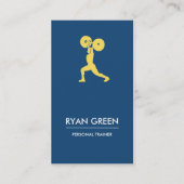 Visitekaartje voor persoonlijke trainers (Voorkant)