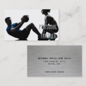 Visitekaartje voor persoonlijke trainers (Voorkant / Achterkant)