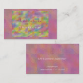 Visitekaartje voor persoonlijke trainers (Voorkant / Achterkant)