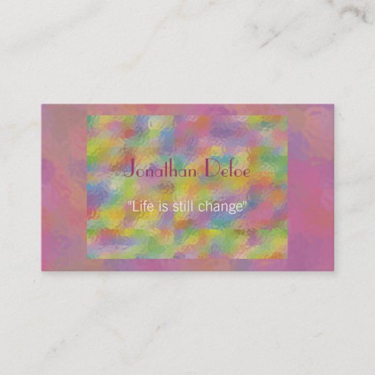 Visitekaartje voor persoonlijke trainers (Voorkant)