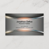 Visitekaartje voor persoonlijke trainers (Achterkant)