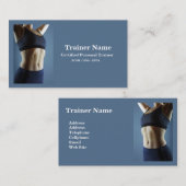 Visitekaartje voor persoonlijke trainers (Voorkant / Achterkant)