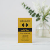 Visitekaartje voor persoonlijke trainers (Staand voorkant)