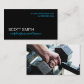 Visitekaartje voor persoonlijke trainers (Voorkant / Achterkant)