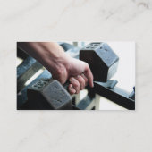 Visitekaartje voor persoonlijke trainers (Achterkant)