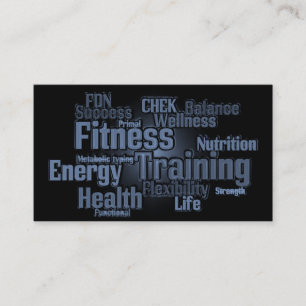 Visitekaartje voor persoonlijke trainers