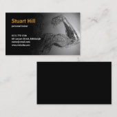 Visitekaartje voor persoonlijke trainers en fitnes (Voorkant / Achterkant)