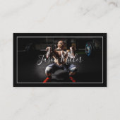 Visitekaartje voor persoonlijke trainers | Geschik (Achterkant)