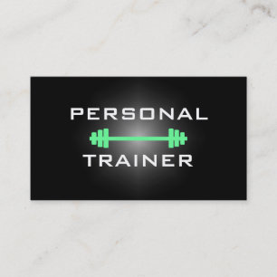 Visitekaartje voor persoonlijke trainers of fitnes