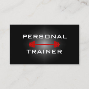 Visitekaartje voor persoonlijke trainers of fitnes