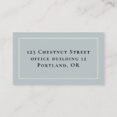 Visitekaartje voor persoonlijke zorgassistent zorg (Achterkant)