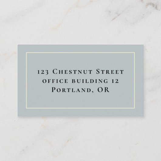 Visitekaartje voor persoonlijke zorgassistent zorg (Achterkant)