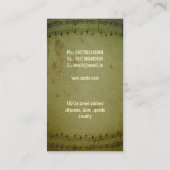 visitekaartje voor piano-muziek (Achterkant)