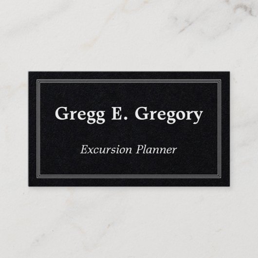 Visitekaartje voor platte/basiscursieverbinder (Voorkant)