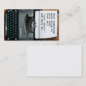 visitekaartje voor "Plot Twist" — volledige schrij (Voorkant / Achterkant)