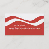 Visitekaartje voor politieke campagnes (gekozen) (Achterkant)