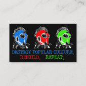 Visitekaartje voor populaire cultuur vernietigen (Achterkant)