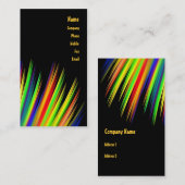 Visitekaartje voor primaire kleuren (Voorkant / Achterkant)