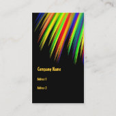 Visitekaartje voor primaire kleuren (Achterkant)