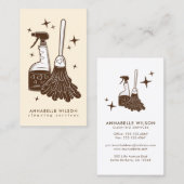 Visitekaartje voor professioneel onderhoud en huis (Voorkant / Achterkant)