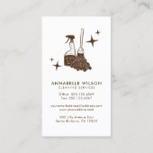 Visitekaartje voor professioneel onderhoud en huis (Achterkant)